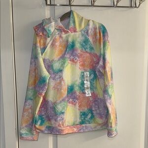 Colorful Tie-Dye Girls Hoodie